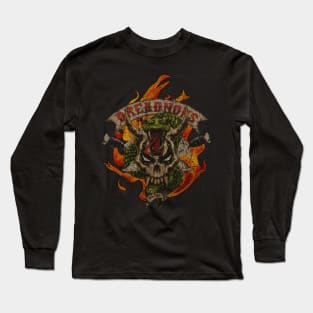 Dreadnoks Flaming Skull & Snake 1984 Long Sleeve T-Shirt